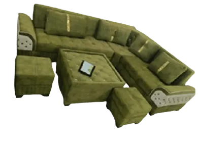CORNER SOFA  SOFA SET WITH PAFFI+CENTER TABLE